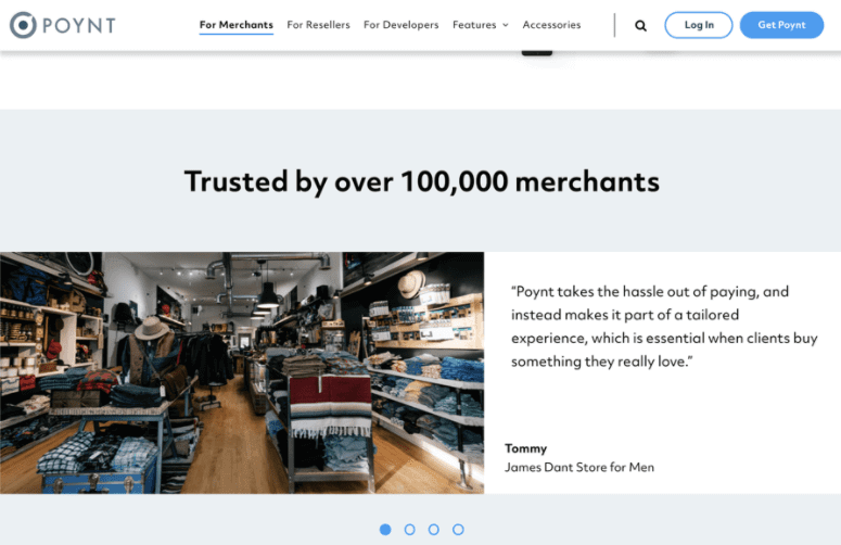 Showcasing case studies on your site’s homepage